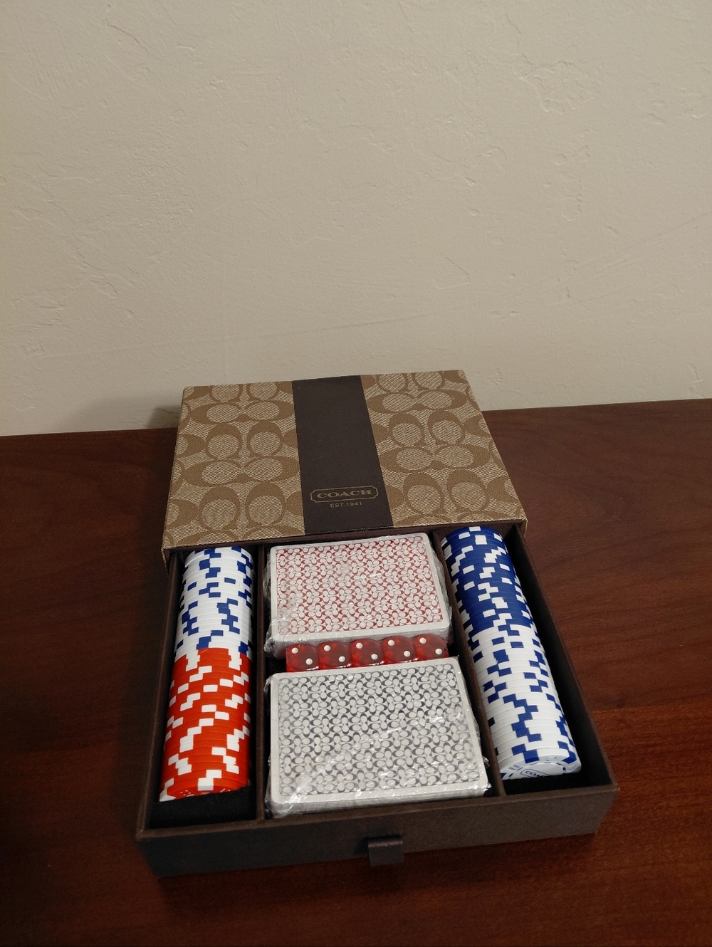 Coach Brand Designer Poker Set